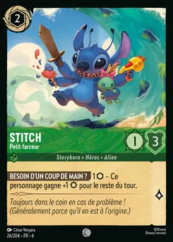 Stitch - Petit farceur 26/204 — Azurite Sea