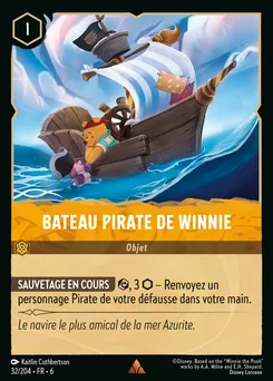 Bateau pirate de Winnie 32/204 — Azurite Sea
