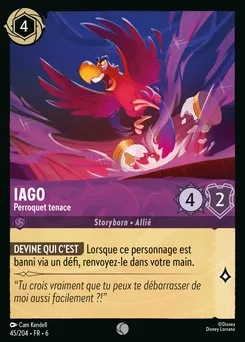 Iago - Perroquet tenace 45/204 — Azurite Sea