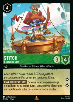 Stitch - Boucanier alien 72/204 — Azurite Sea