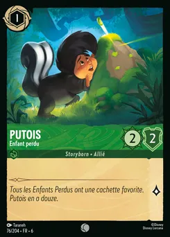 Putois - Enfant perdu 76/204 — Azurite Sea