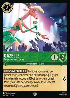 Gazelle - Ange avec des cornes 88/204 — Azurite Sea