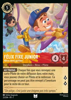 Félix Fixe Junior - Héros demi-portion 22/204