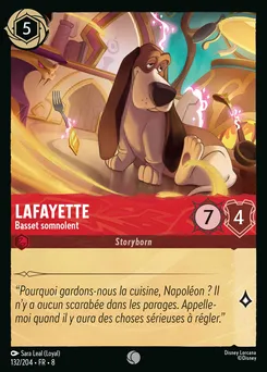 Lafayette - Basset somnolent 132/204 — The Reign of Jafar