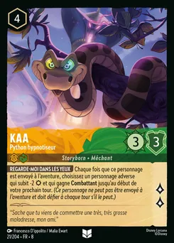 Kaa - Python hypnotiseur 21/204 — The Reign of Jafar