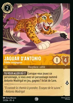Jaguar d'Antonio - Fidèle compagnon 31/204 — The Reign of Jafar