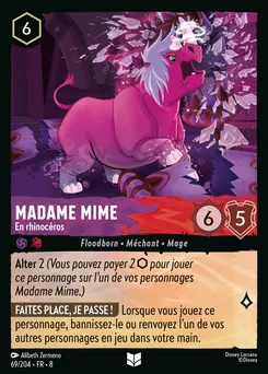 Madame Mime - En rhinocéros 69/204 — The Reign of Jafar