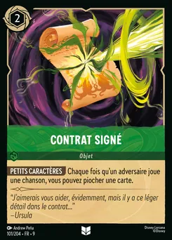 Contrat signé 101/204 — Fabled