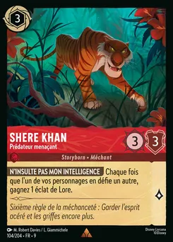 Shere Khan - Prédateur menaçant 104/204 — Fabled