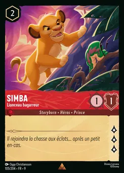 Simba - Lionceau bagarreur 105/204 — Fabled