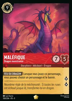Maléfique - Dragon monstrueux 108/204 — Fabled