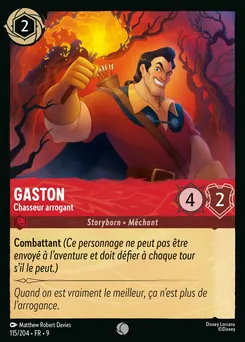 Gaston - Chasseur arrogant 115/204 — Fabled
