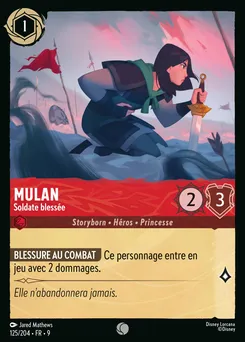 Mulan - Soldate blessée 125/204 — Fabled