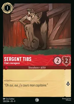Sergent Tibs - Chat courageux 128/204 — Fabled