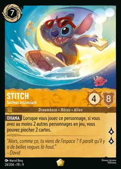 Stitch - Surfeur insouciant 24/204 — Fabled