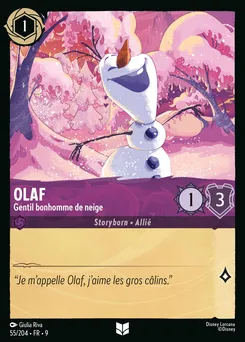 Olaf - Gentil bonhomme de neige 55/204 — Fabled