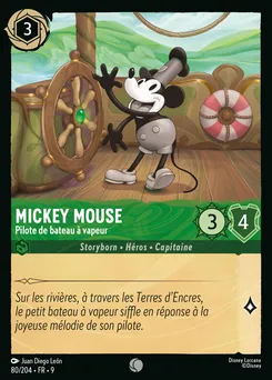 Mickey Mouse - Pilote de bateau à vapeur 80/204 — Fabled