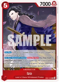 Izo EB01-002 — Memorial Collection