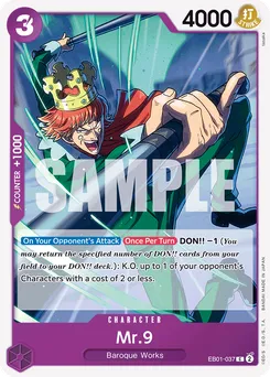 Mr. 9 EB01-037 — Memorial Collection