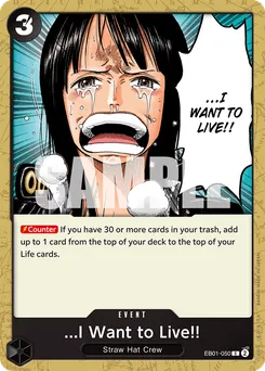 ...I Want to Live!! EB01-050 — Memorial Collection
