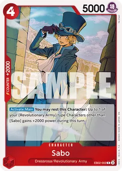 Sabo EB02-002 — Anime 25th Collection