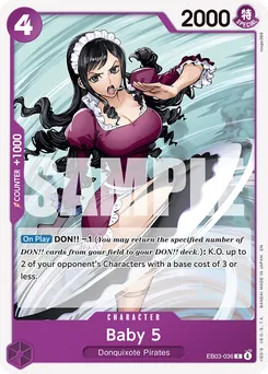 Baby 5 EB03-036 — Heroines Edition