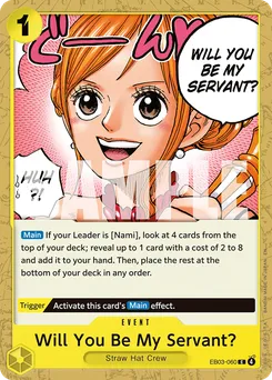 Accepterais-tu de devenir mon serviteur ? EB03-060 — Heroines Edition