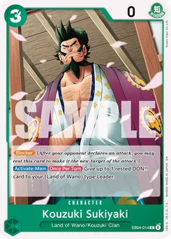 Sukiyaki Kozuki EB04-014 — The Azure Sea's Seven