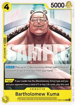 Bartholomew Kuma EB04-055 — Adventure on Kami's Island