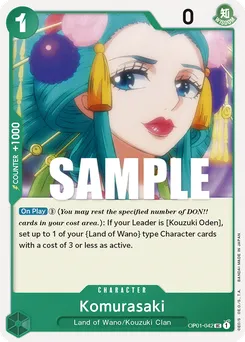 Komurasaki OP01-042 — Romance Dawn