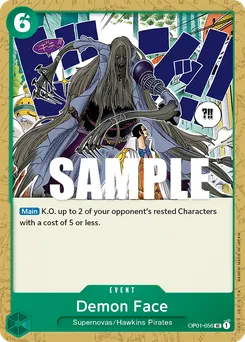 Demon Face OP01-056 — Romance Dawn