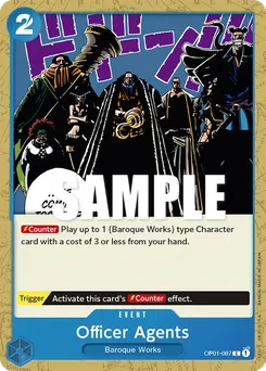 Officer Agents OP01-087 — Romance Dawn