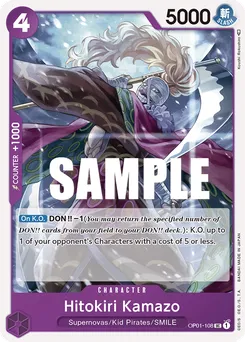 Hitokiri Kamazo OP01-108 — Romance Dawn