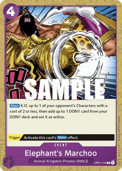 Elephant's Marchoo OP01-115 — Romance Dawn