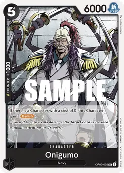Onigumo OP02-095 — Paramount War
