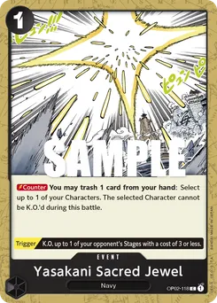 Yasakani Sacred Jewel OP02-118 — Paramount War