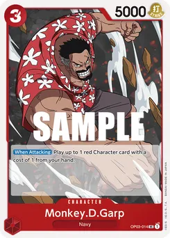 Monkey.D.Garp OP03-014 — Pillars of Strength