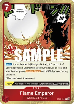 Flame Emperor OP03-016 — Pillars of Strength