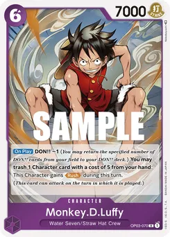 Monkey.D.Luffy OP03-070 — Pillars of Strength