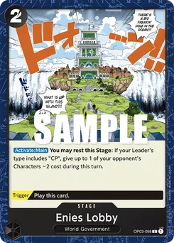 Enies Lobby OP03-098 — Pillars of Strength