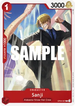 Sanji OP04-007 — Kingdoms of Intrigue