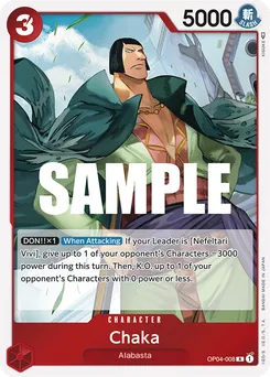 Chaka OP04-008 — Kingdoms of Intrigue