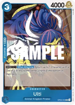 Ulti OP04-043 — Kingdoms of Intrigue