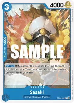 Sasaki OP04-048 — Kingdoms of Intrigue