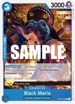 Black Maria OP04-052 — Kingdoms of Intrigue