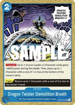 Dragon Twister Demolition Breath OP04-057 — Kingdoms of Intrigue