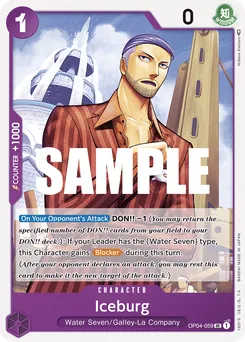 Iceburg OP04-059 — Kingdoms of Intrigue