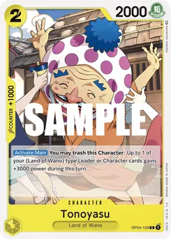 Tonoyasu OP04-109 — Kingdoms of Intrigue