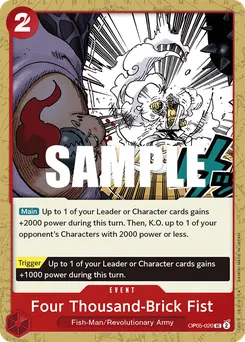 Four Thousand-Brick Fist OP05-020 — Awakening of the New Era
