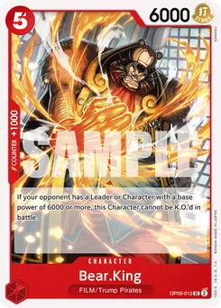 Bear.King OP06-012 — Wings of the Captain
